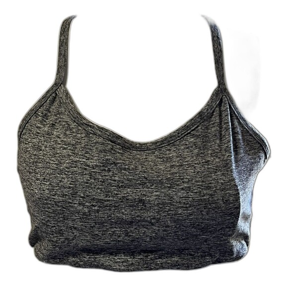 Sage Collective Sport Bra NWT XL Racerback Removable Cup Gray Fitness Athleisure - Picture 3 of 4